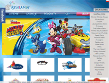 Tablet Screenshot of beniamin.com.pl